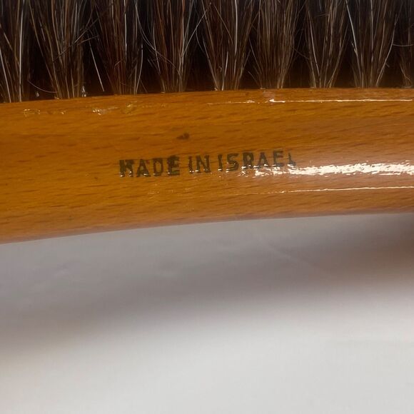 Empire 100% Pure Horse Hair Shoe Shine Brush Made in Israel Vintage Wooden - Picture 4 of 7